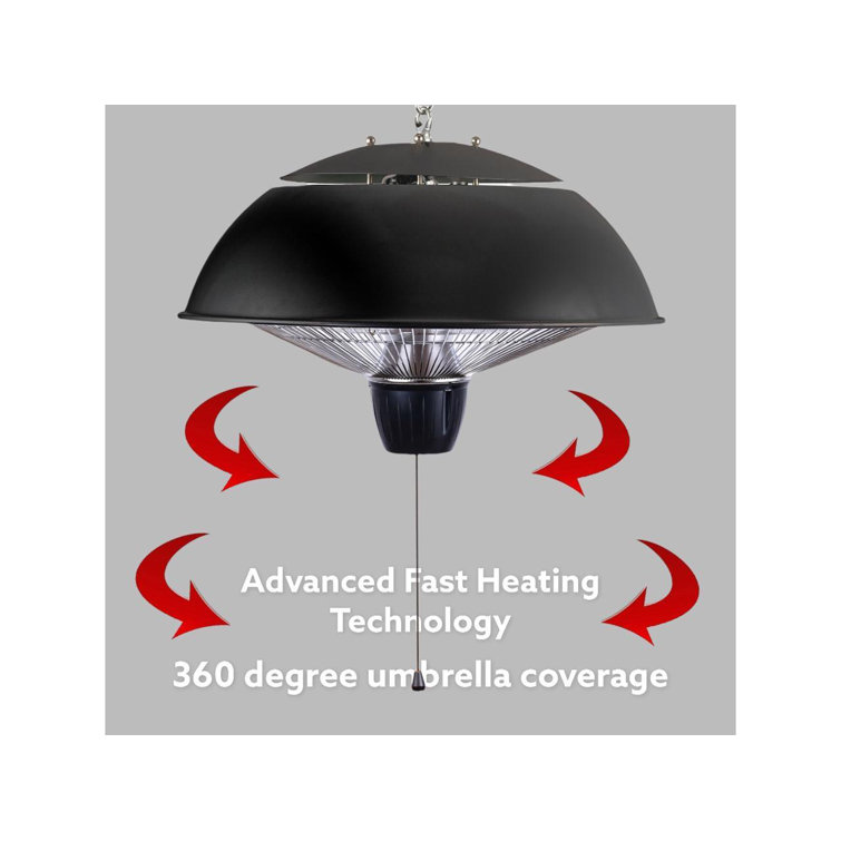 ZNERGY Electric Hanging Patio Heater Wayfair Canada